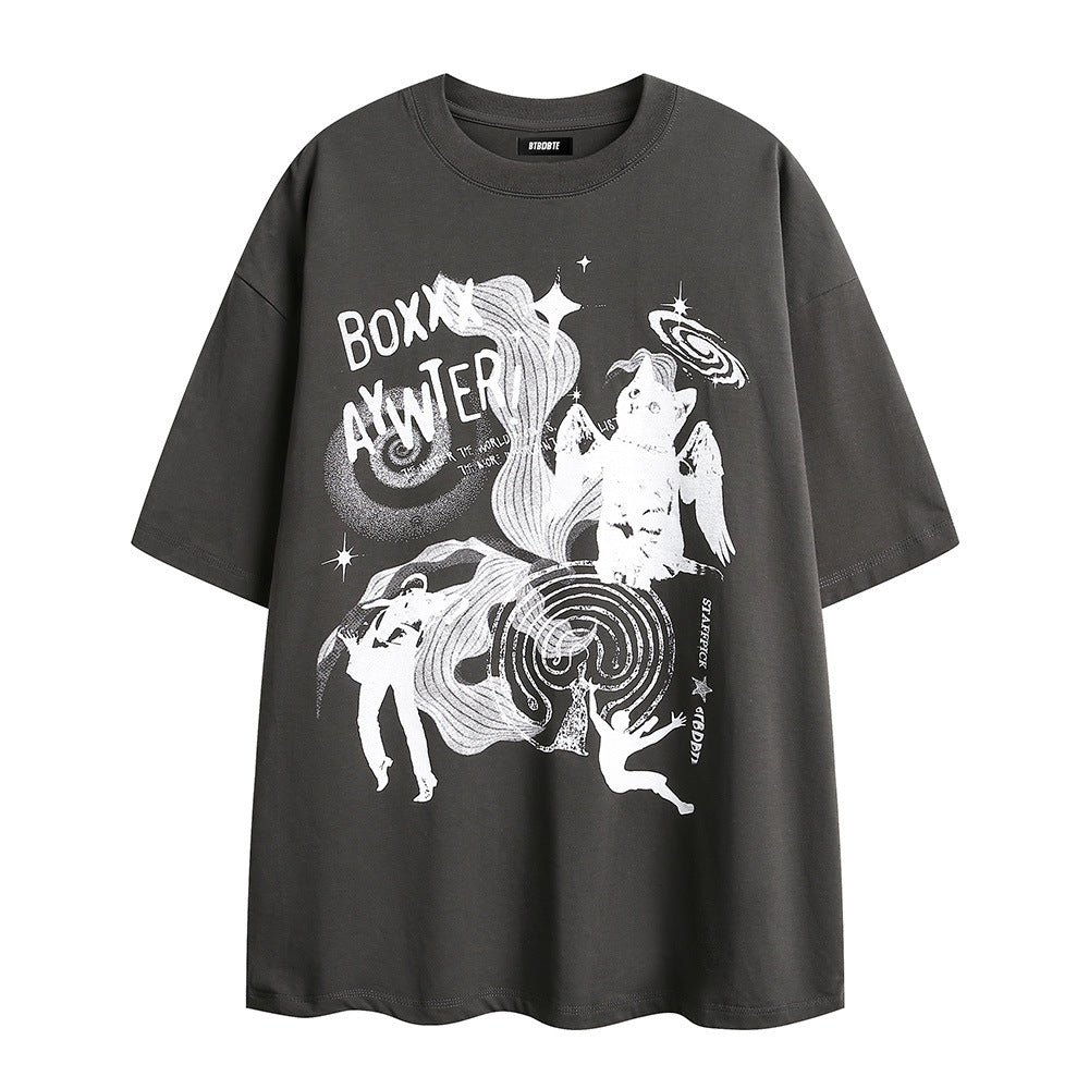 Creative Pattern Printed T-shirt For Men