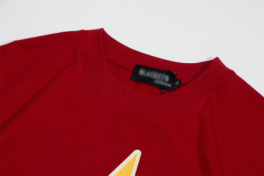 Large-Area Printed Short-sleeved T-shirt For Men