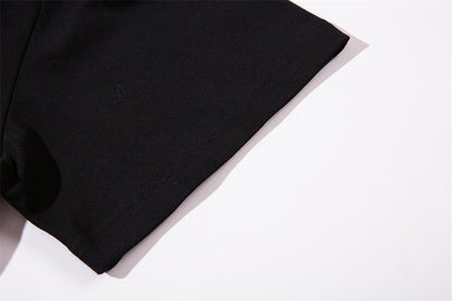 Mask Printed Short-sleeved T-shirt For Men