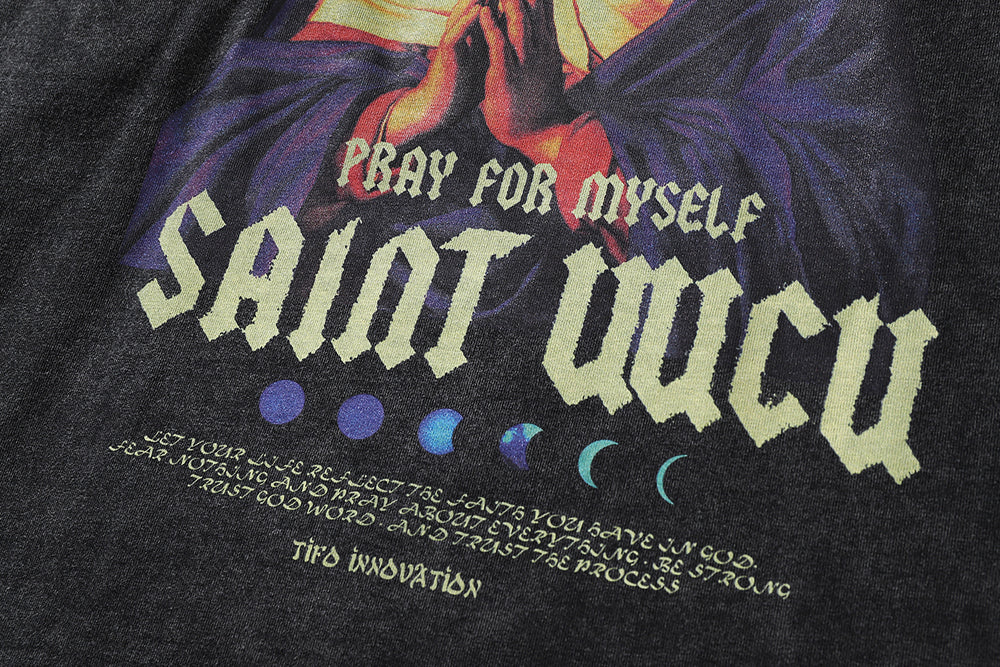 Nun Printed Long-sleeved T-shirt For Men
