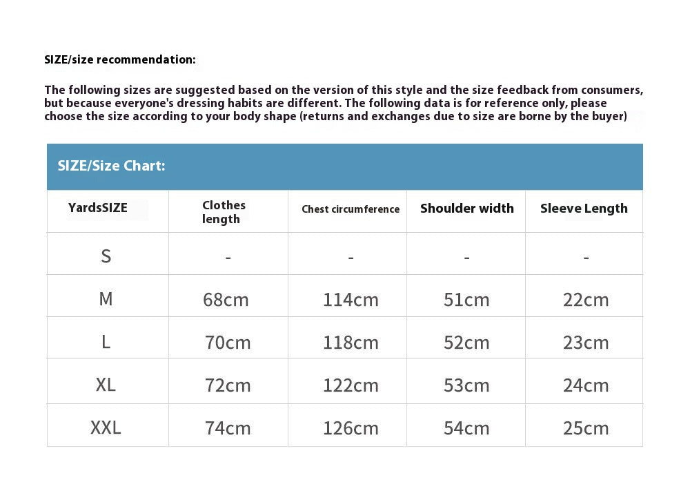 Fashion Embroidered Short-sleeved T-shirt For Men