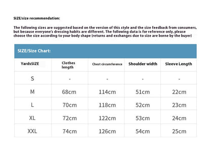 Fashion Embroidered Short-sleeved T-shirt For Men