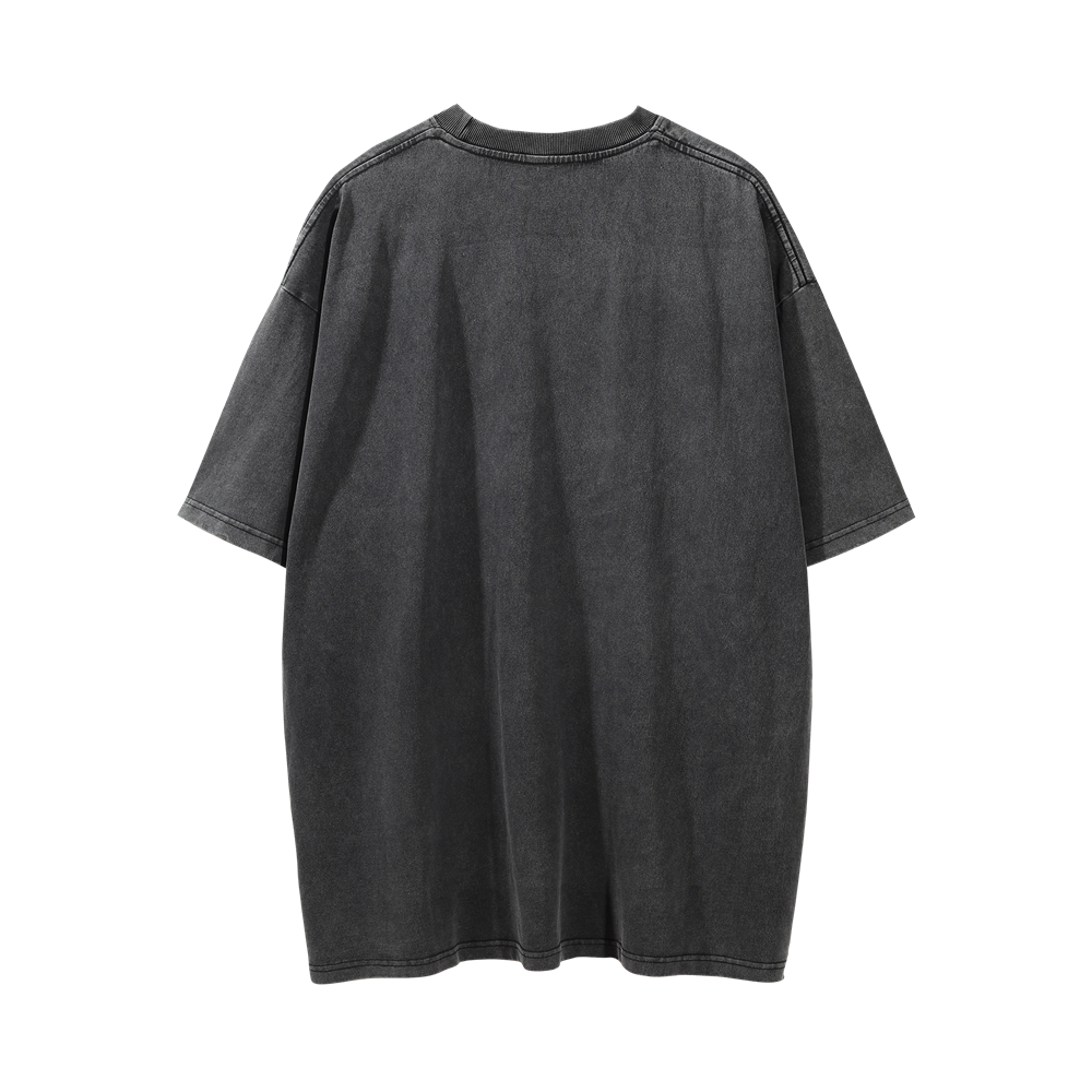 Distressed Round Neck T-shirt For Men