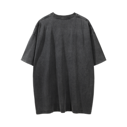 Distressed Round Neck T-shirt For Men