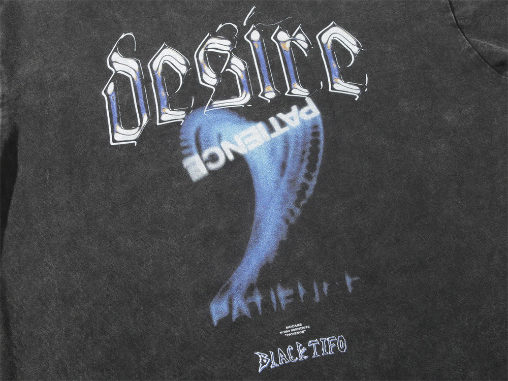 Pattern Printed T-shirt Top For Men