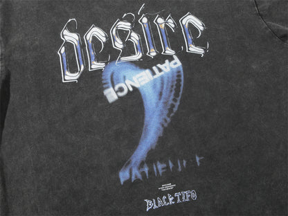 Pattern Printed T-shirt Top For Men