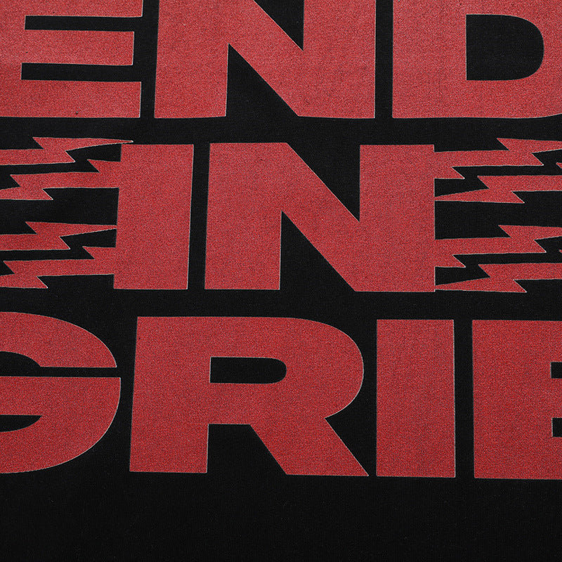 Vintage Printed Long Sleeve Loose T-shirt For Men