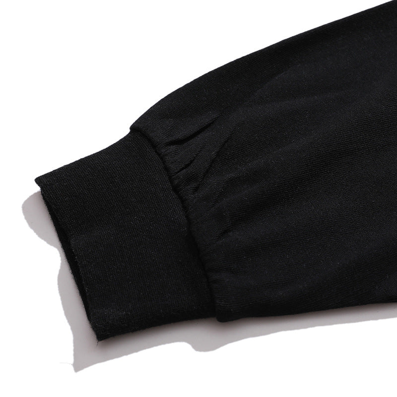 Vintage Printed Long Sleeve Loose T-shirt For Men