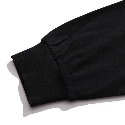 Vintage Printed Long Sleeve Loose T-shirt For Men