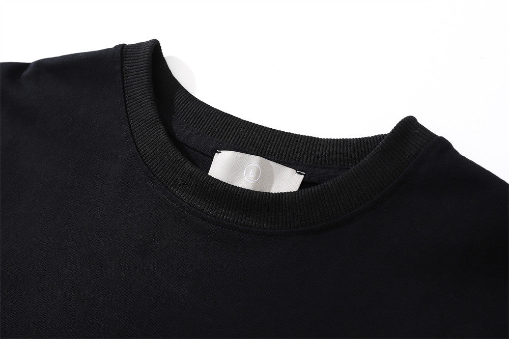 Abstract Character Printed Short-sleeved T-shirt For Men