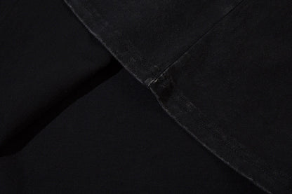 Cartoon Anime Print Distressed T-shirt For Men