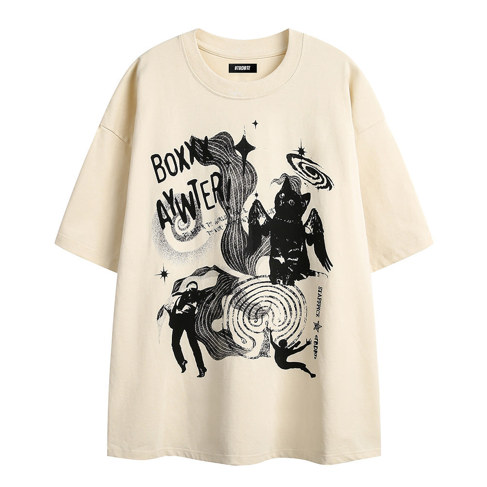 Creative Pattern Printed T-shirt For Men