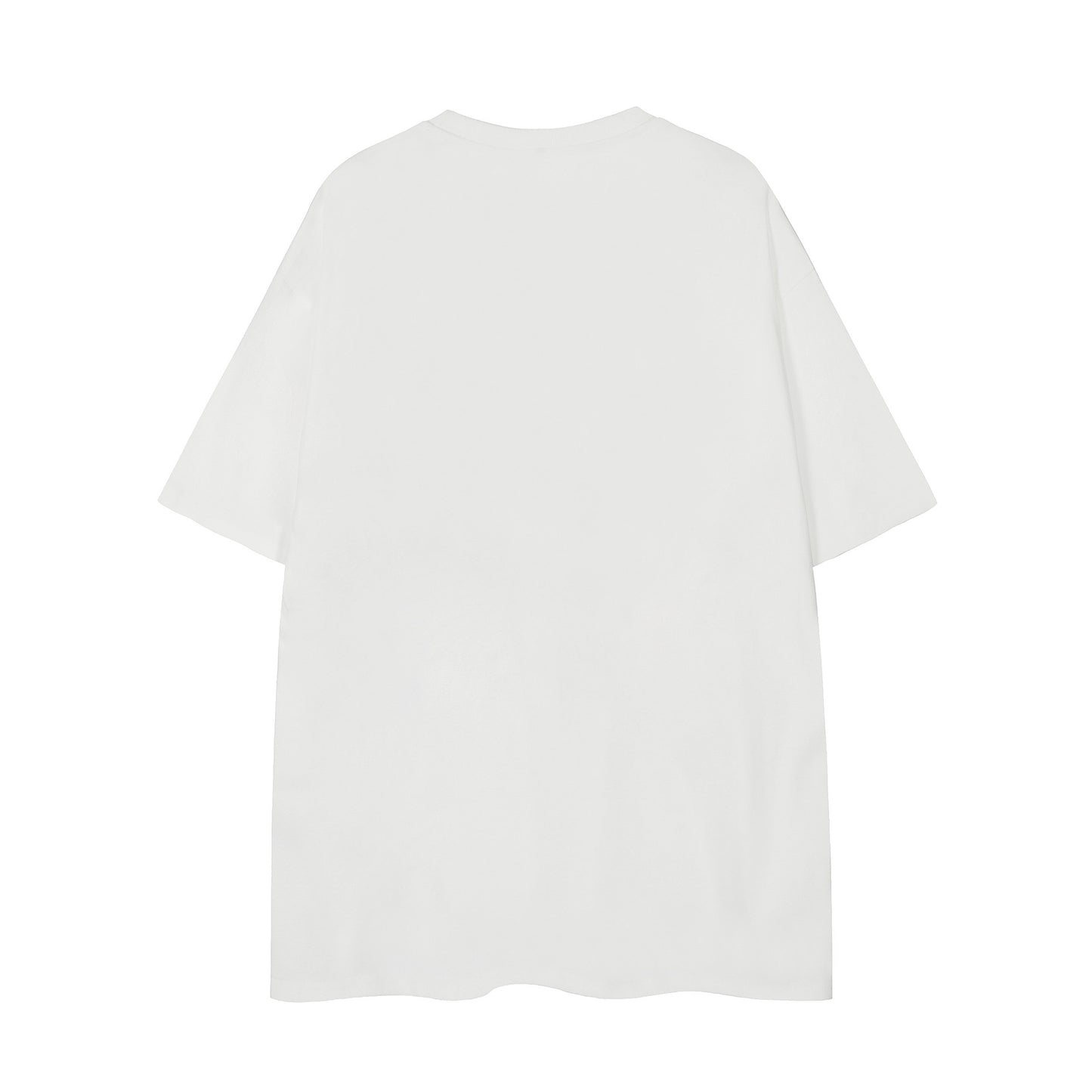 Embroidered Letter Loose T-shirt For Men