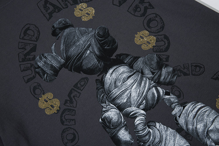 Mouse Printed Short-sleeved T-shirt For Men