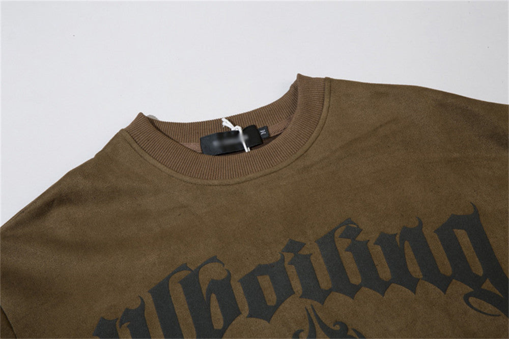 Cross Printed Long-sleeved T-shirt For Men