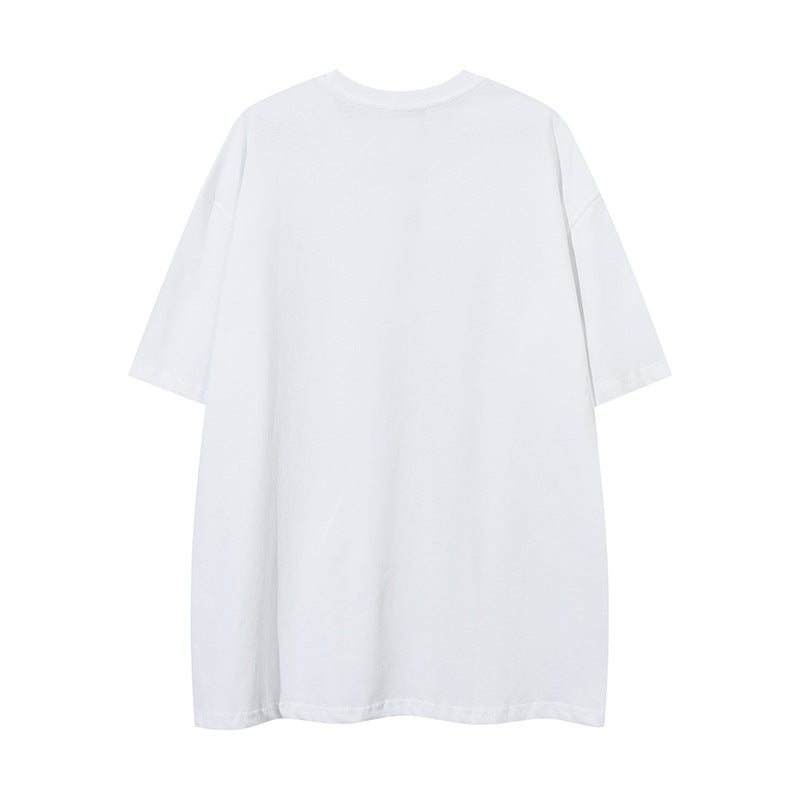 Butterfly Rhinestone Printed Necklace T-shirt For Men