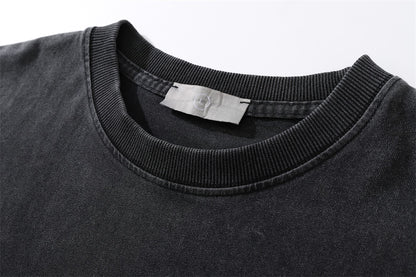 Distressed Round Neck T-shirt For Men