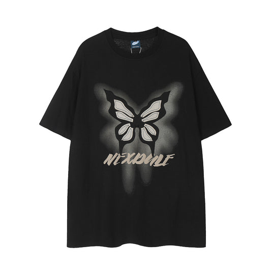 Fashion Butterfly Short-sleeved T-shirt For Men
