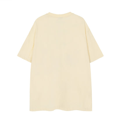 Butterfly Patch Casual Short-sleeved T-shirt For Men