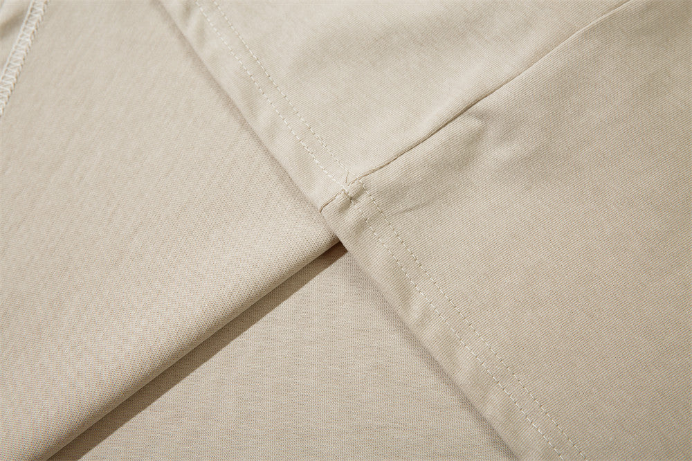 Street Fashion Printed Letter Cotton T-shirt For Men