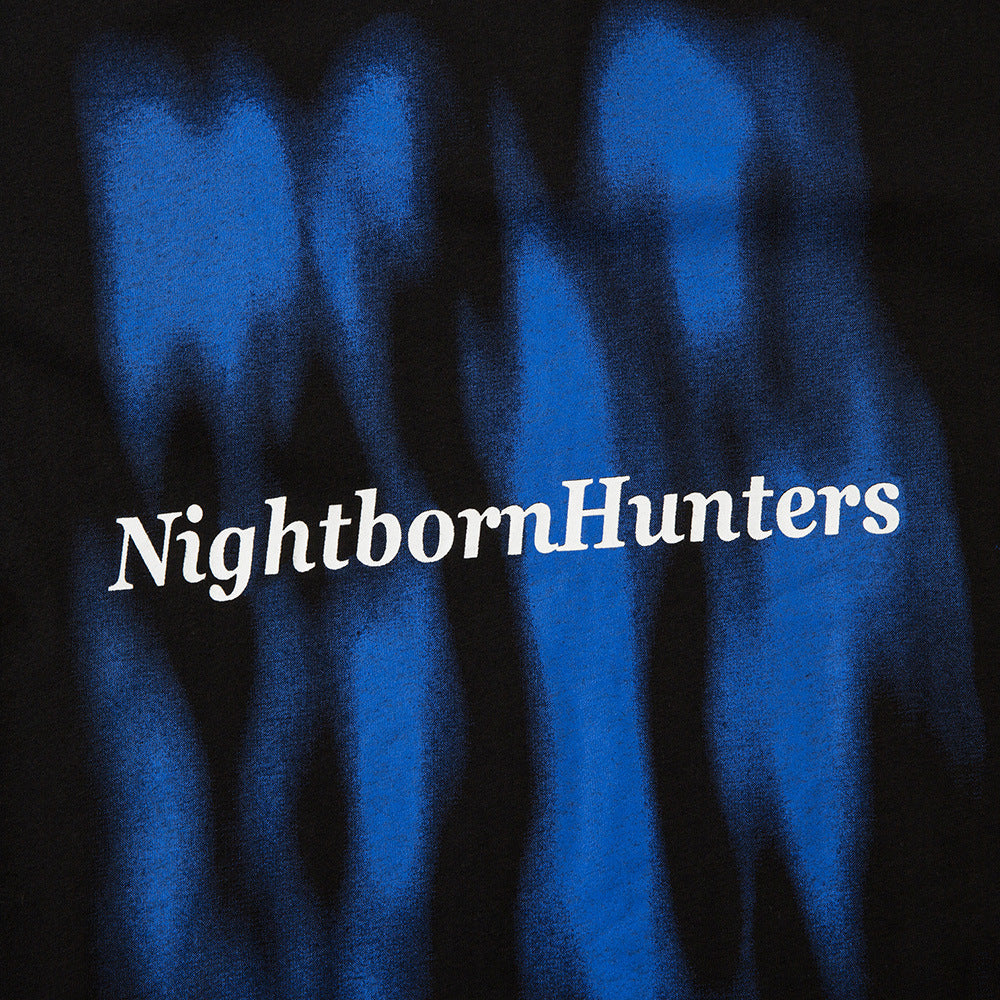 Illusory Blue-Ray Printed T-shirt For Men