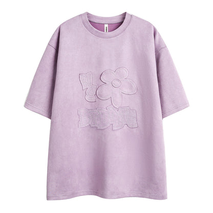 Fashion Embroidered Short-sleeved T-shirt For Men