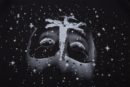 Mask Printed Short-sleeved T-shirt For Men