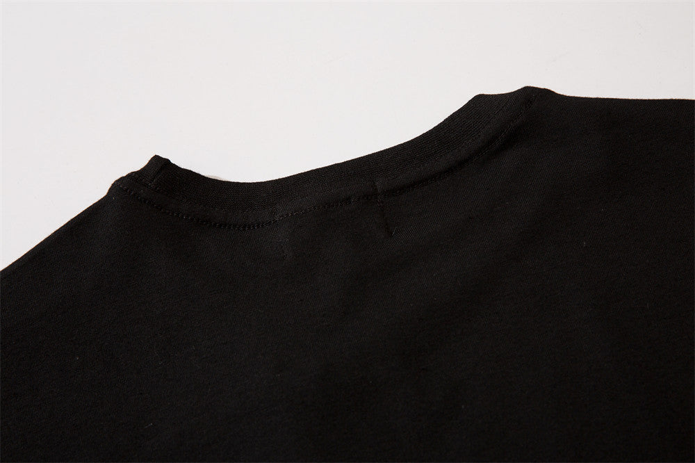 Illusory Blue-Ray Printed T-shirt For Men