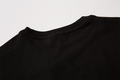 Illusory Blue-Ray Printed T-shirt For Men