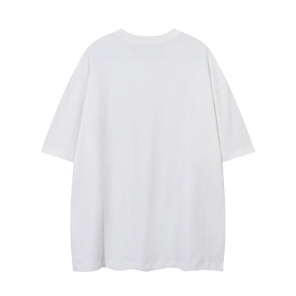 Printed Cotton Short-sleeved T-shirt For Men