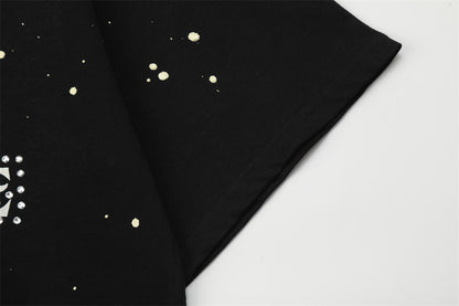 Printed Starry Sky Short-sleeved T-shirt For Men
