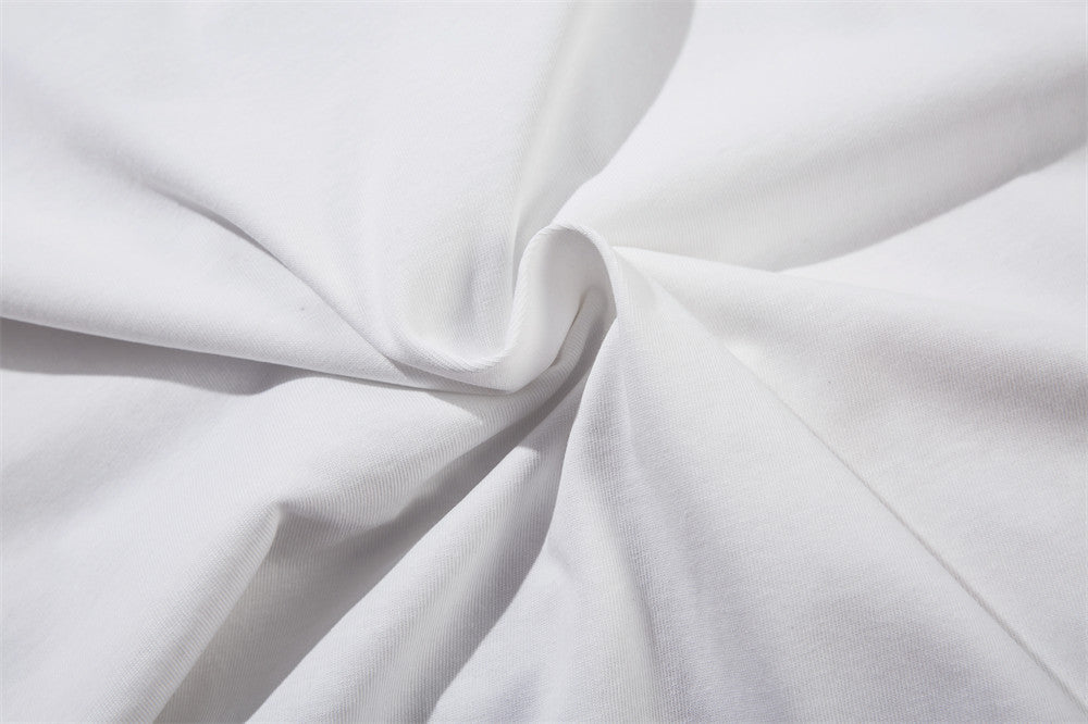 Printed Cotton Short-sleeved T-shirt For Men