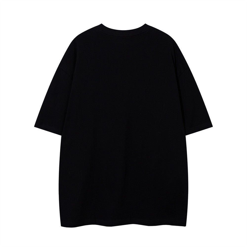 Printed Cotton Short-sleeved T-shirt For Men