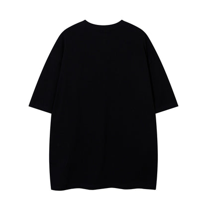 Printed Cotton Short-sleeved T-shirt For Men