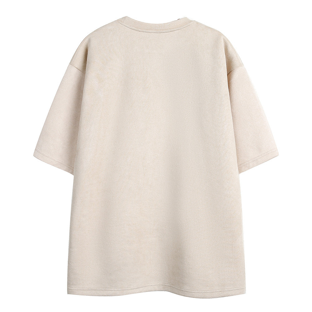 Fashion Embroidered Short-sleeved T-shirt For Men