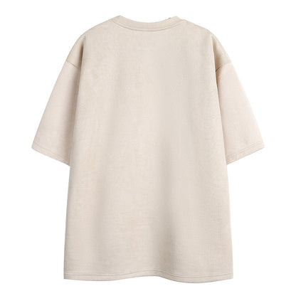 Fashion Embroidered Short-sleeved T-shirt For Men