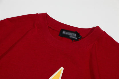 Large-Area Printed Short-sleeved T-shirt For Men